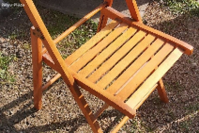 összecsukható fa szék